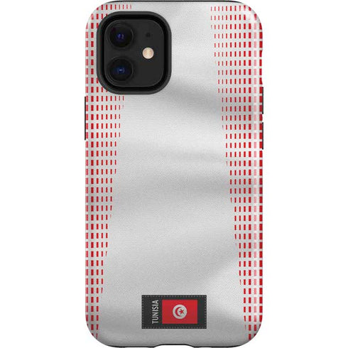 Tunisia Soccer Flag iPhone 12 Mini Impact Case